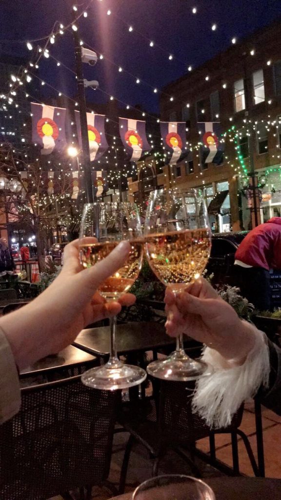 Rosé at Roija's in Denver, CO.