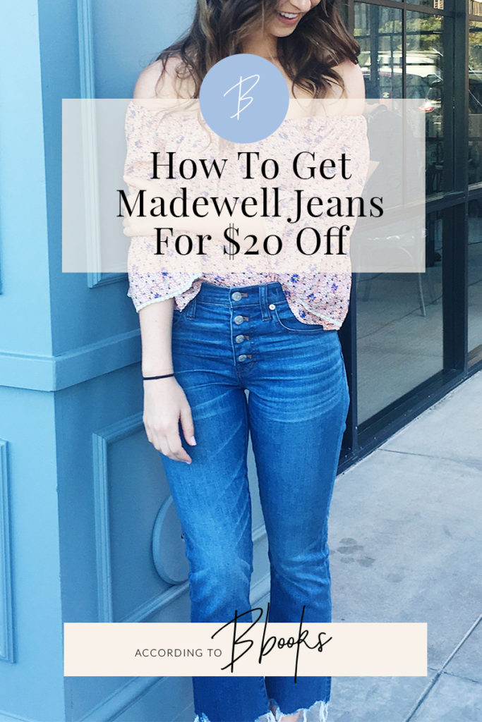 According To Bbooks | My trick to getting every new pair of Madewell jeans I buy for $20 off! It's the perfect opportunity to clear space in your closet and help the community!