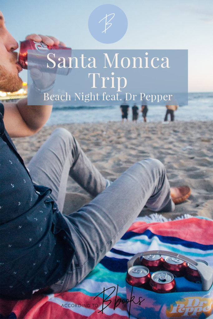 For Memorial Day weekend my boyfriend and I headed to the Santa Monica beach for some summer fun with Dr Pepper!